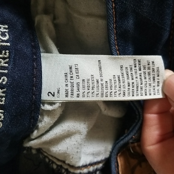 American Eagle Jegging Super  Stretch jeans size 2 - Picture 6 of 6